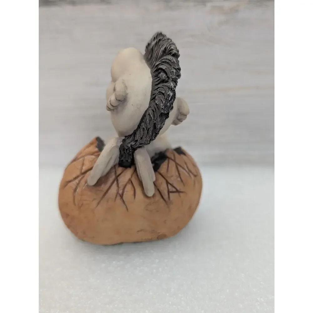 Vintage Panton‎ Tokkel Dragon Baby Figurine 1988 Made in England Crystal Resin